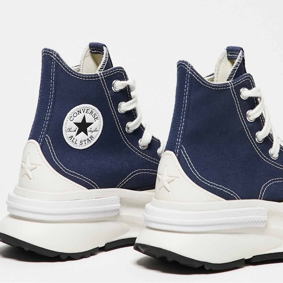 Converse Run Star Legacy CX Hi sneakers in navy - Picture 6 of 6